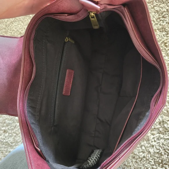 NWT Disturbia Neriene Embroidered Slouchy Shoulder Bag - Picture 9 of 15